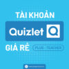 Mua tài khoản quizlet