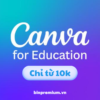 Tài khoản Canva Edu giá rẻ